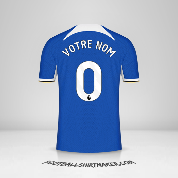 Maillot Chelsea 2023/2024 -  votre nom - 0