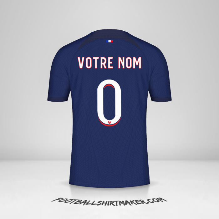 Maillot Paris Saint Germain 2023/2024 -  votre nom - 0