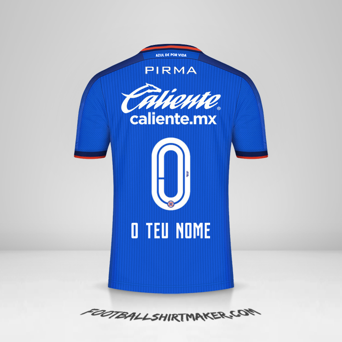 Camisola Cruz Azul 2023/2024 -  o teu nome - 0