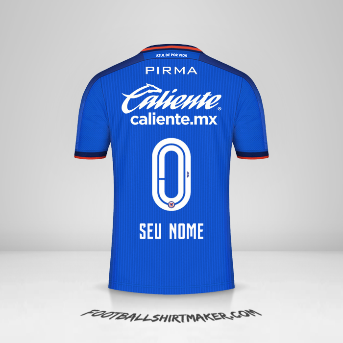 Camisa Cruz Azul 2023/2024 -  seu nome - 0