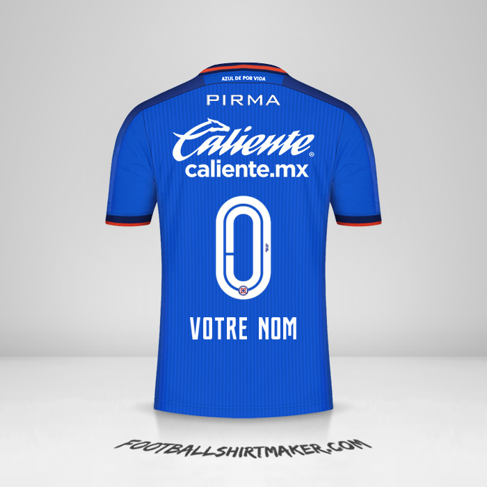 Maillot Cruz Azul 2023/2024 -  votre nom - 0