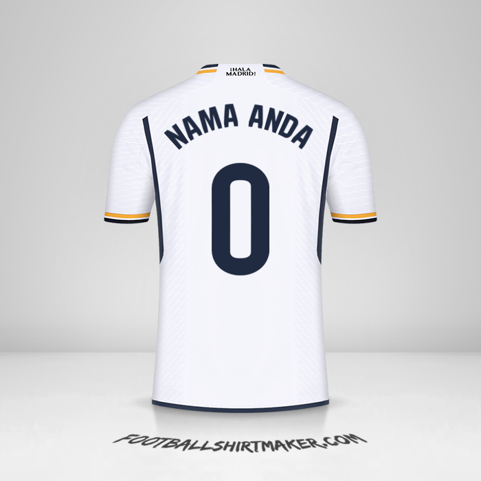 Jersey Real Madrid CF 2023/2024 -  nama anda - 0