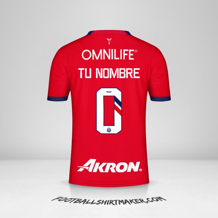 Camiseta Guadalajara 2023/2024 -  tu nombre - 0