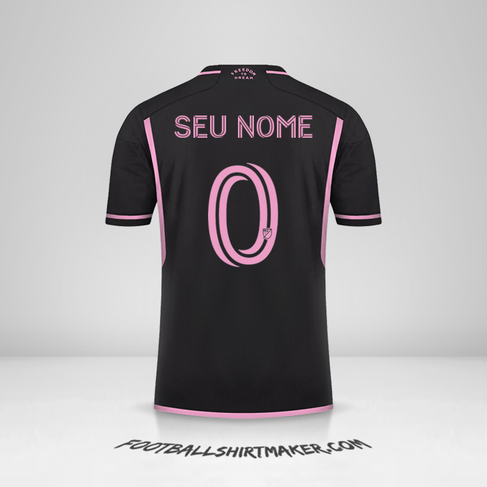 Camisa Inter Miami 2023/2024 II -  seu nome - 0