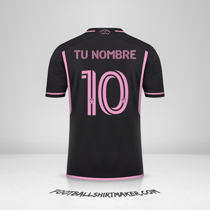 Jersey Inter Miami 2023/2024 II número 10 tu nombre