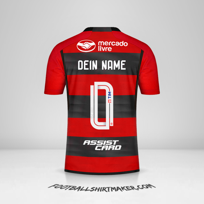 Trikot Flamengo 2023 -  dein name - 0