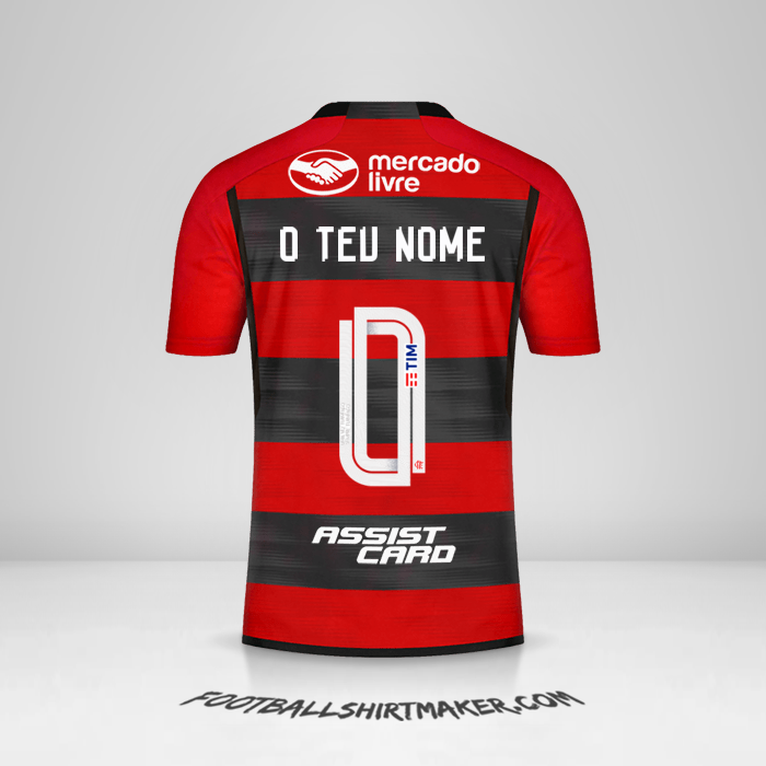 Camisola Flamengo 2023 -  o teu nome - 0