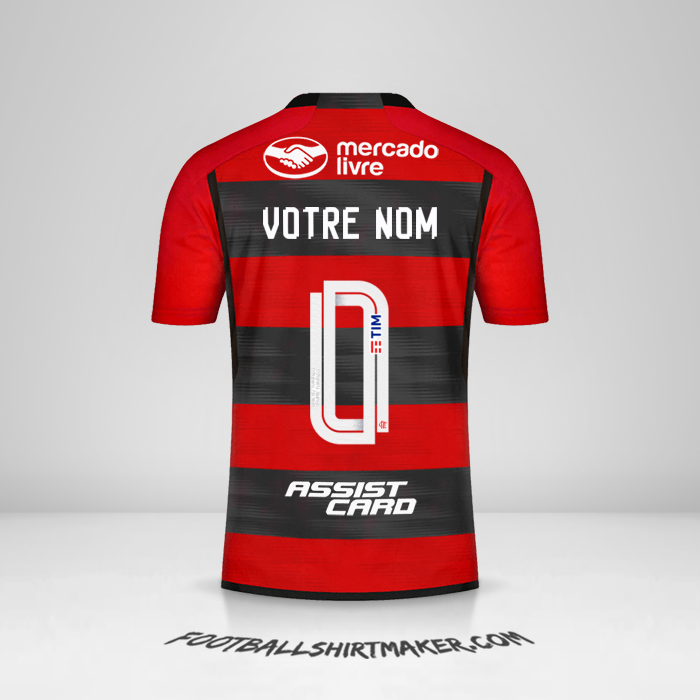 Maillot Flamengo 2023 -  votre nom - 0