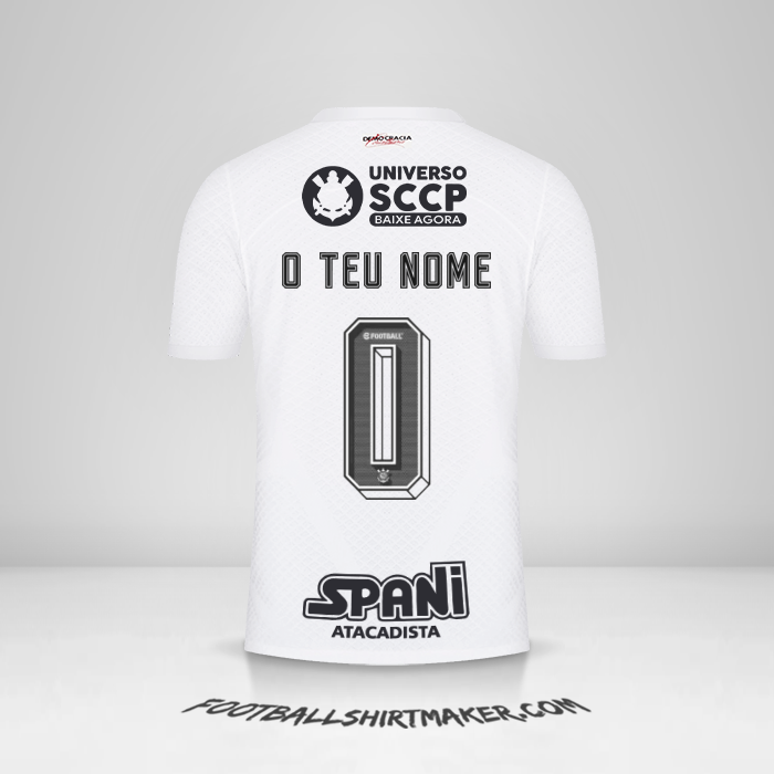 Camisola Corinthians 2023/2024 -  o teu nome - 0