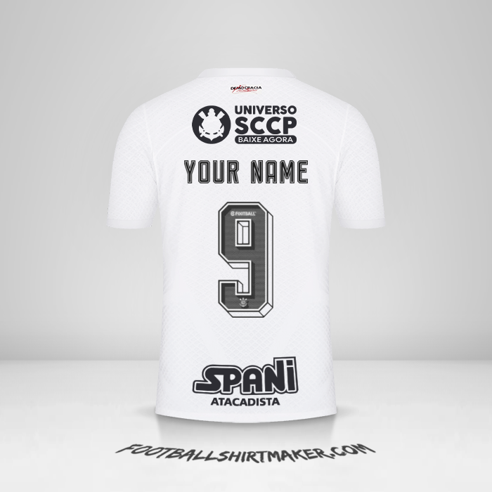 Corinthians 2023/2024 jersey number 9 your name