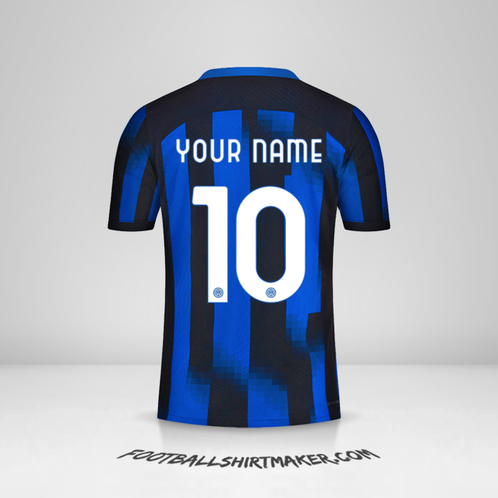 Inter 2023/2024 jersey number 10 your name