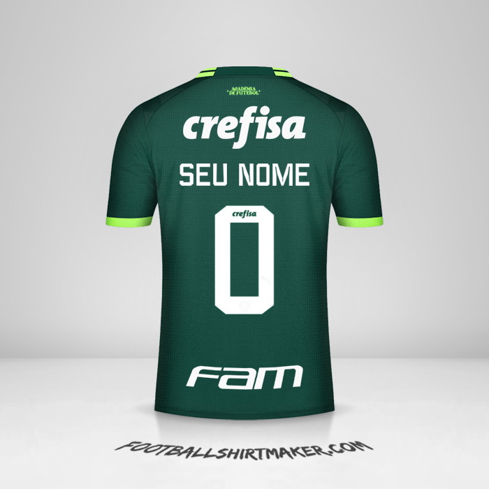 Camisa Palmeiras 2023 -  seu nome - 0