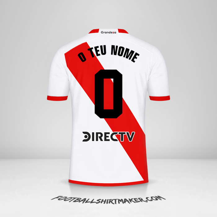 Camisola River Plate 2023/2024 -  o teu nome - 0