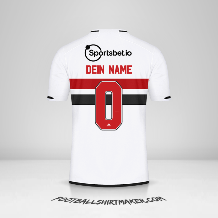 Trikot Sao Paulo FC 2023/2024 -  dein name - 0