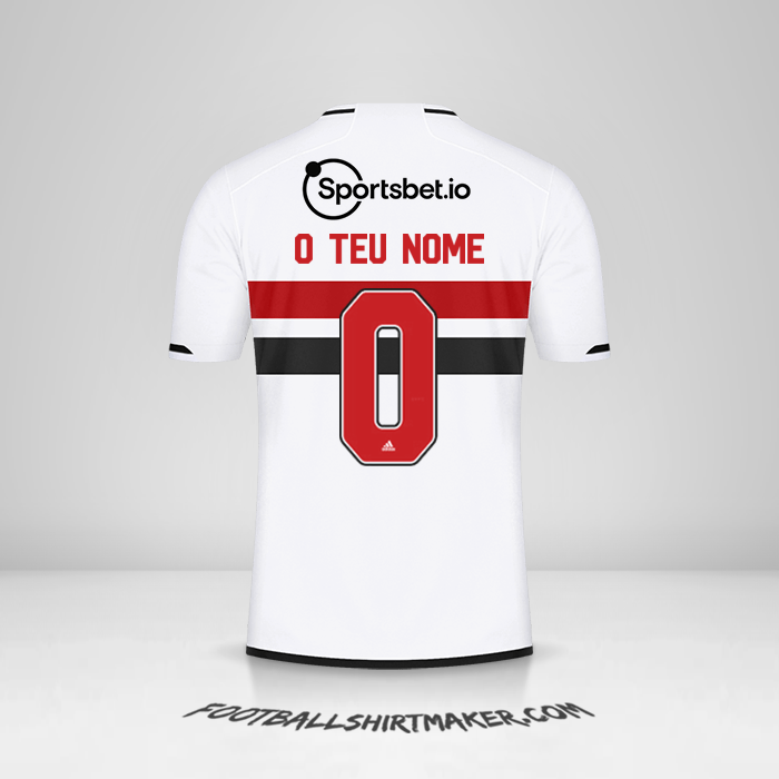 Camisola Sao Paulo FC 2023/2024 -  o teu nome - 0