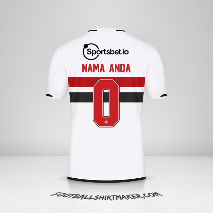 Jersey Sao Paulo FC 2023/2024 -  nama anda - 0