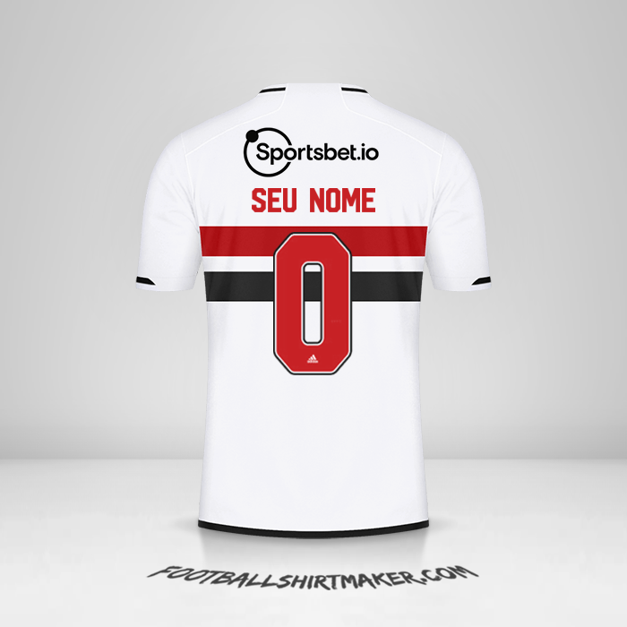 Camisa Sao Paulo FC 2023/2024 -  seu nome - 0