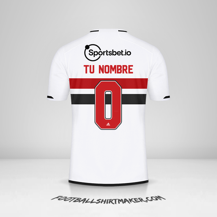 Camiseta Sao Paulo FC 2023/2024 -  tu nombre - 0