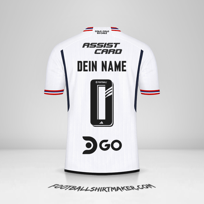 Trikot Colo Colo 2023 -  dein name - 0