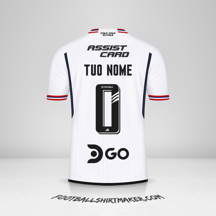 Maglia Colo Colo 2023 -  tuo nome - 0