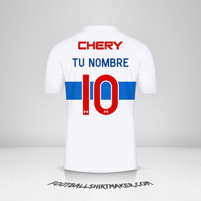 Jersey Universidad Catolica 2023 número 10 tu nombre