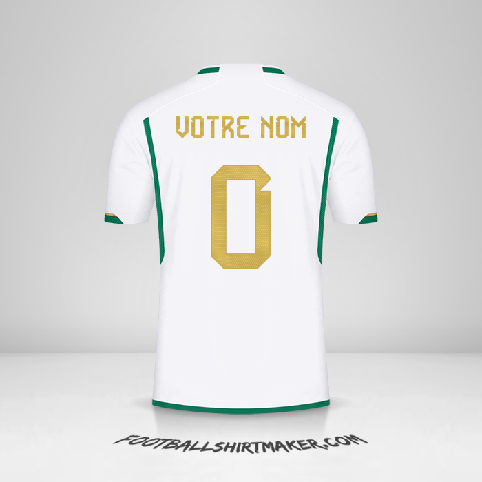 Maillot Algérie 2022/2023 -  votre nom - 0