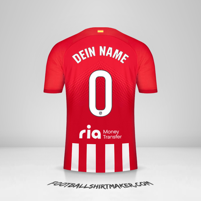 Trikot Atletico Madrid 2023/2024 -  dein name - 0