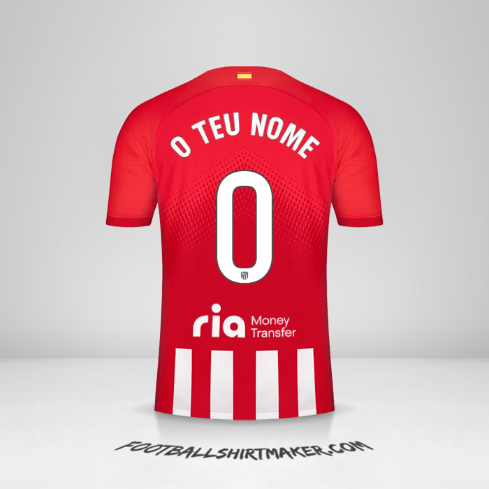 Camisola Atletico Madrid 2023/2024 -  o teu nome - 0