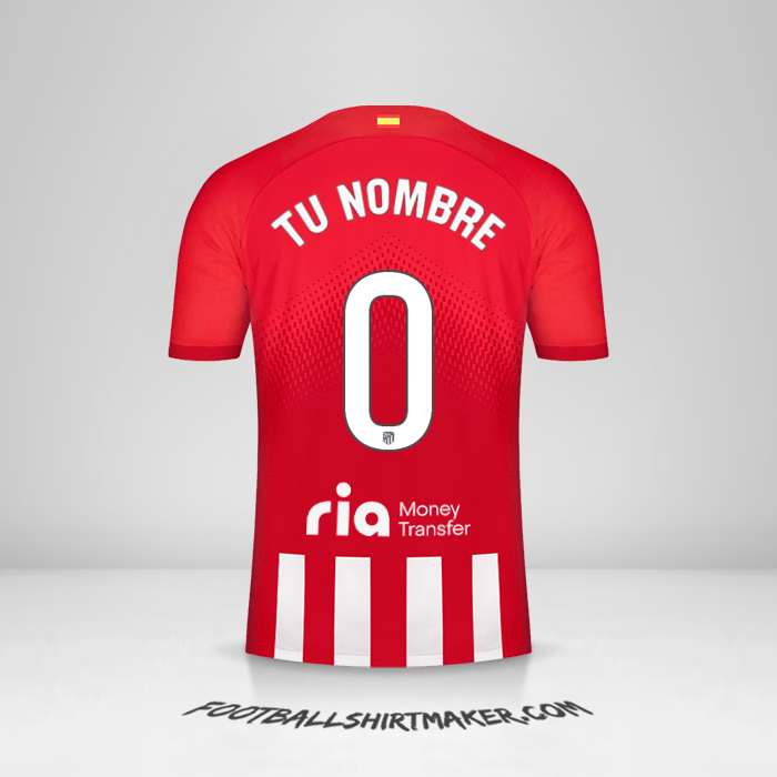 Camiseta Atletico Madrid 2023/2024 -  tu nombre - 0