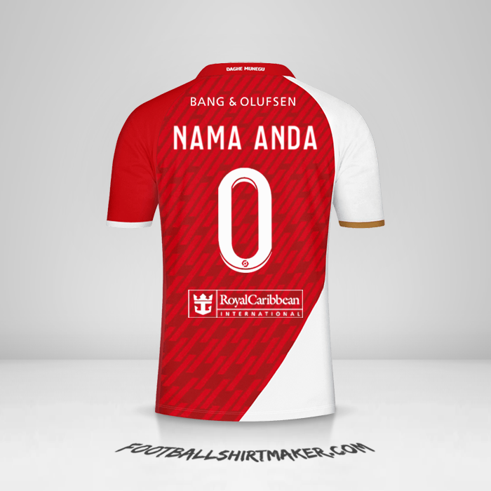 Jersey As Monaco 2023/2024 -  nama anda - 0