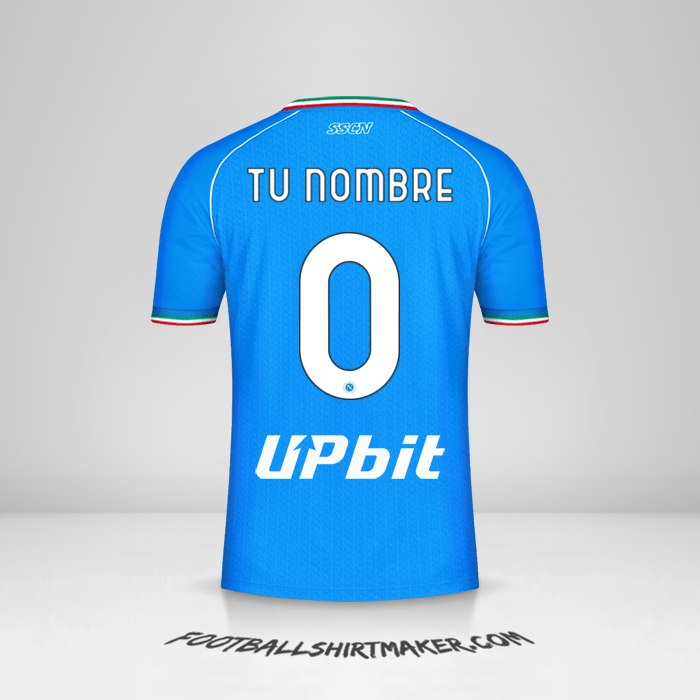 Camiseta SSC Napoli 2023/2024 -  tu nombre - 0