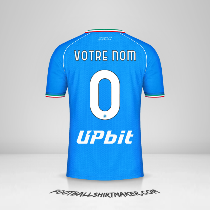 Maillot SSC Napoli 2023/2024 -  votre nom - 0