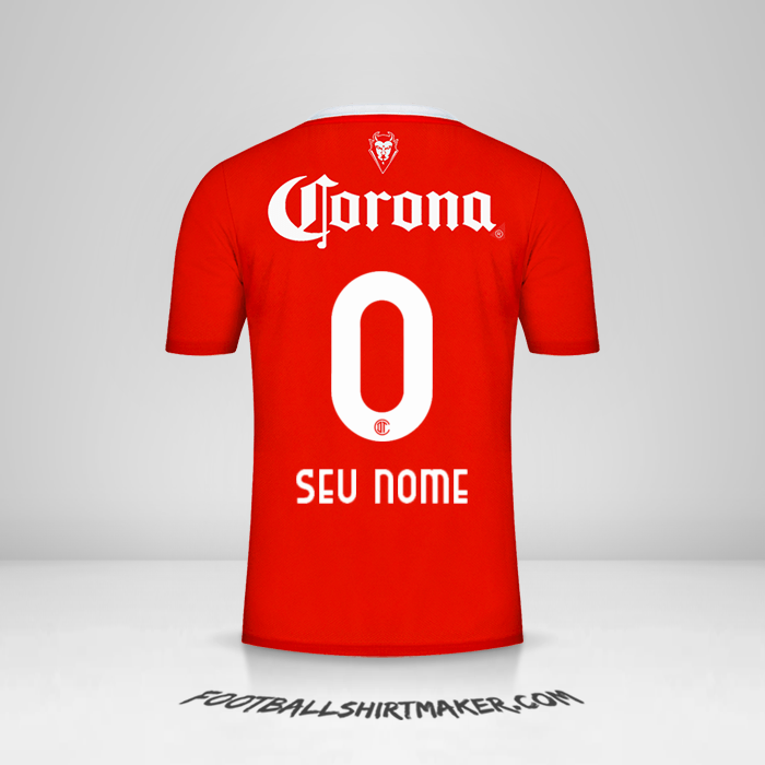 Camisa Toluca FC 2023/2024 -  seu nome - 0