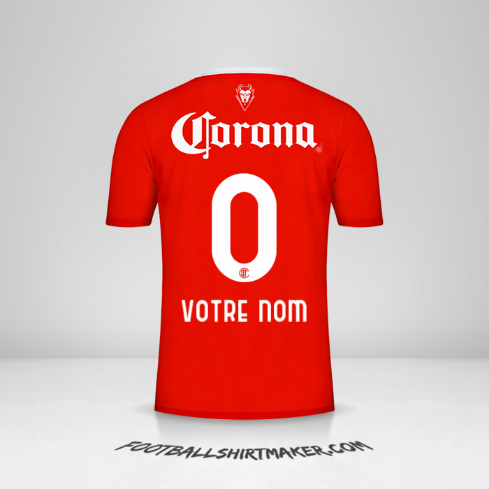 Maillot Toluca FC 2023/2024 -  votre nom - 0