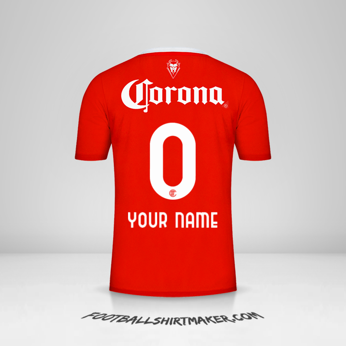 Jersey Toluca FC 2023/2024 -  your name - 0