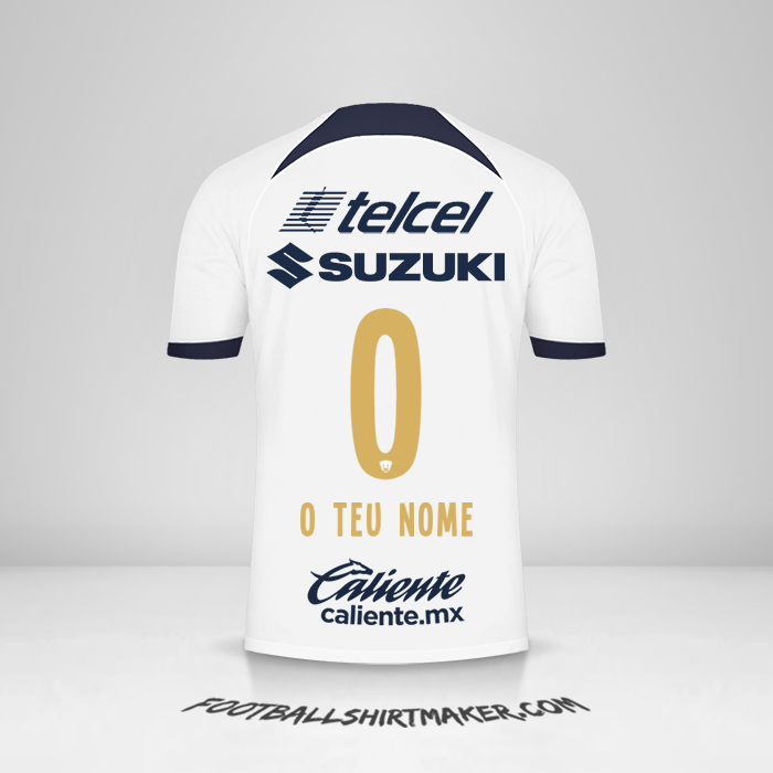 Camisola Pumas UNAM 2023/2024 -  o teu nome - 0