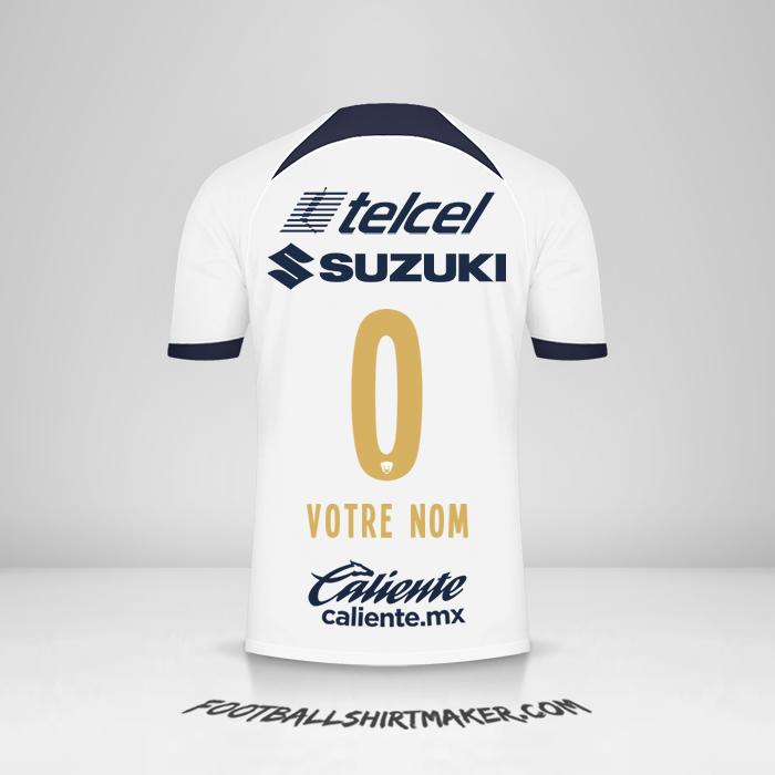 Maillot Pumas UNAM 2023/2024 -  votre nom - 0