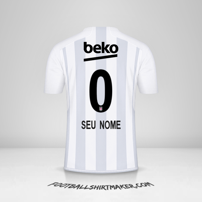 Camisa Besiktas JK 2023/2024 -  seu nome - 0