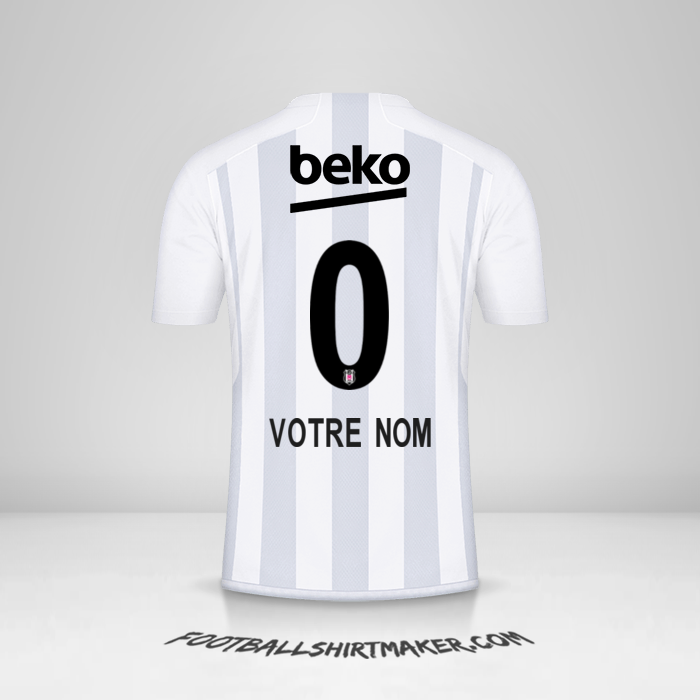 Maillot Besiktas JK 2023/2024 -  votre nom - 0