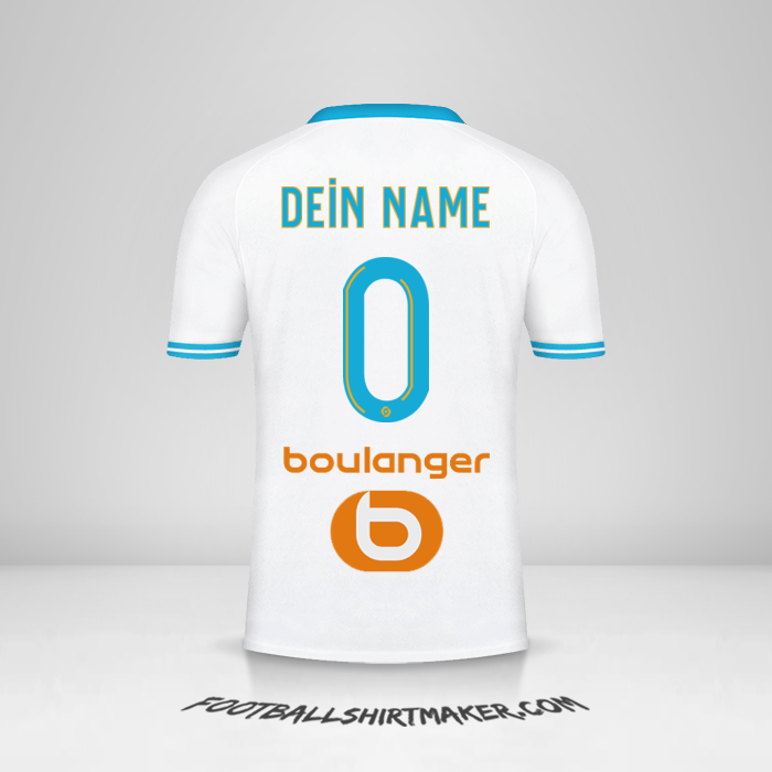 Trikot Olympique de Marseille 2023/2024 -  dein name - 0