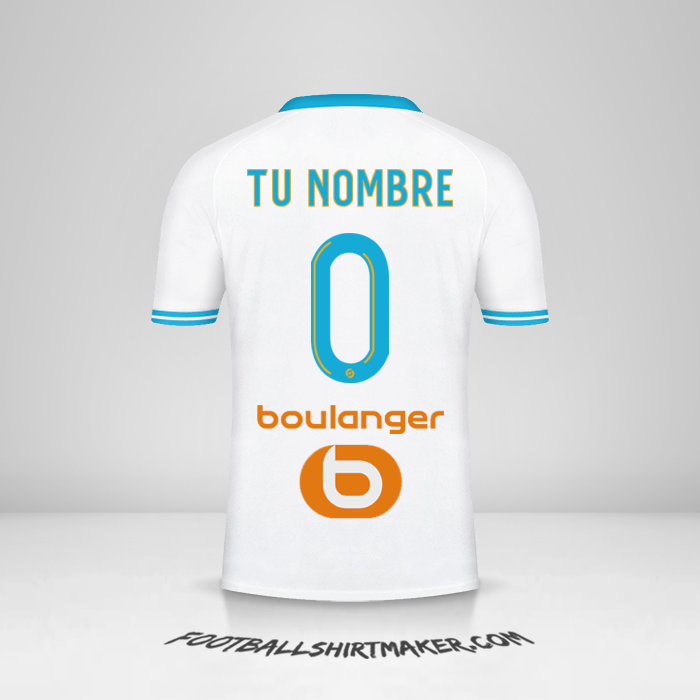 Camiseta Olympique de Marseille 2023/2024 -  tu nombre - 0