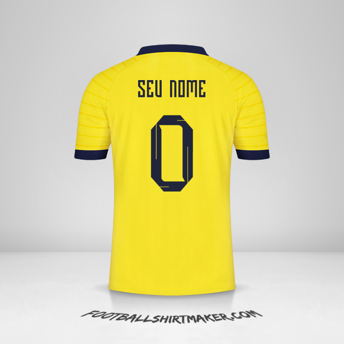 Camisa Equador 2023 -  seu nome - 0