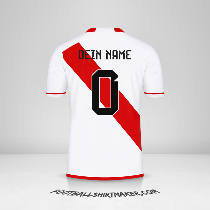 Trikot Peru 2023 -  dein name - 0