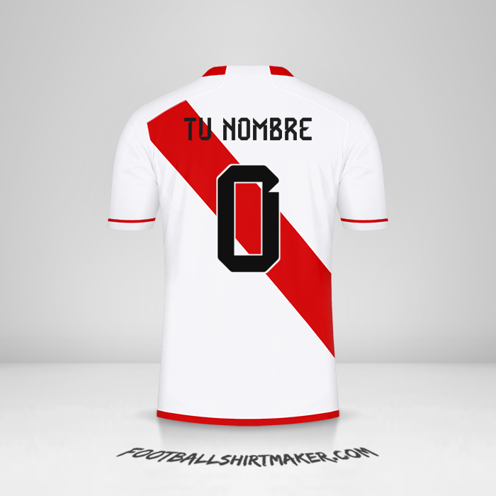 Jersey Peru 2023 -  tu nombre - 0