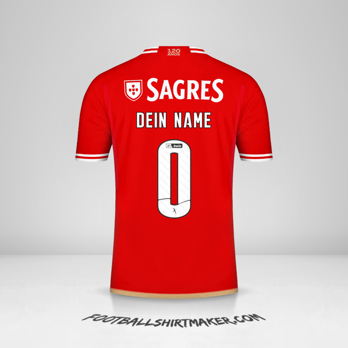 Trikot SL Benfica 2023/2024 -  dein name - 0