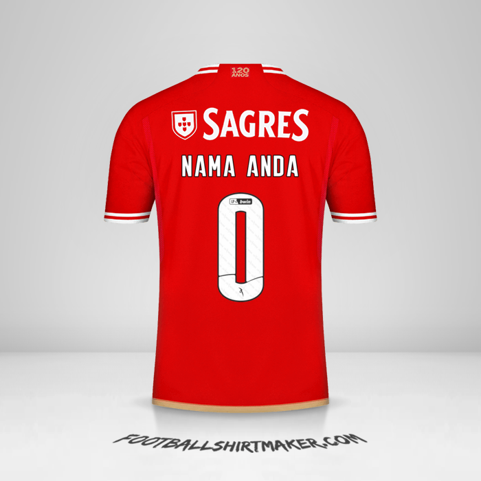 Jersey SL Benfica 2023/2024 -  nama anda - 0