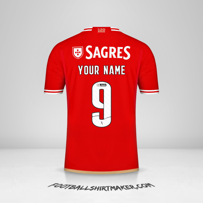 SL Benfica 2023/2024 jersey number 9 your name