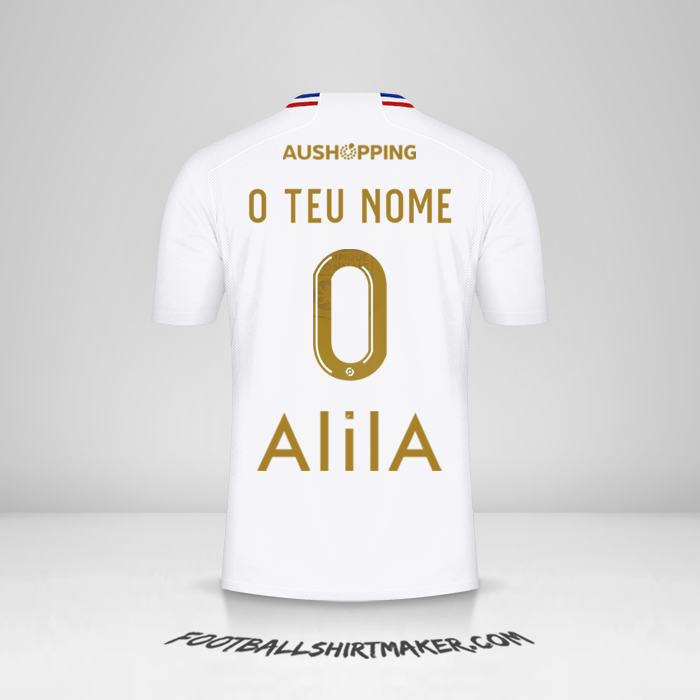 Camisola Olympique Lyon 2023/2024 -  o teu nome - 0