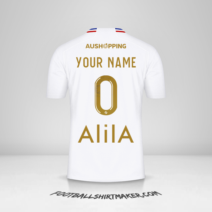 Jersey Olympique Lyon 2023/2024 -  your name - 0