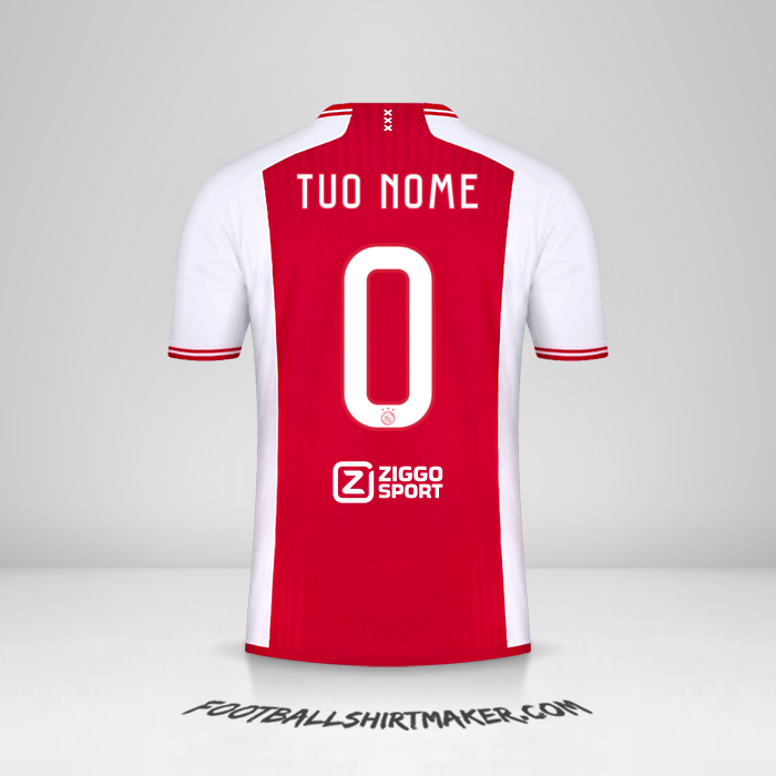 Maglia AFC Ajax 2023/2024 -  tuo nome - 0